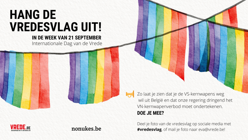 hangt jouw vredesvlag reeds uit?